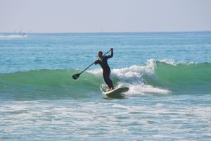El Stand Up Paddle es una actividad recientemente adquirida en Menorca. no-movil