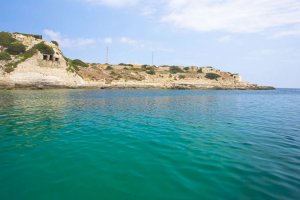 Obertura hacia el mar del este de Menorca desde Cala de Sant Esteve no-movil