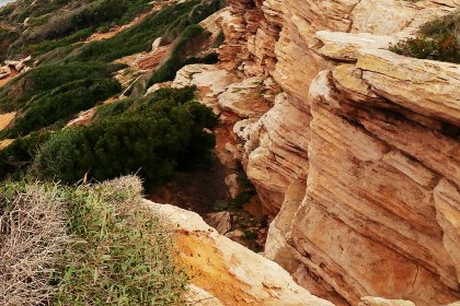 Erosión y evolución geológica de Cala Pilar