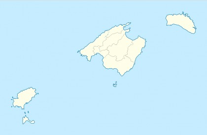 Mapa de las Islas Baleares